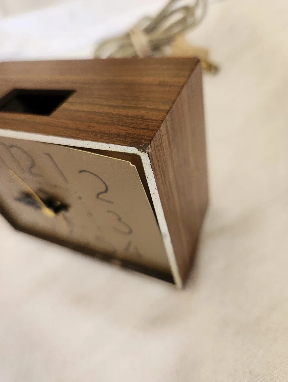 Vintage Westclox Drowse Dialite Electric Alarm Clock MCM Working USA